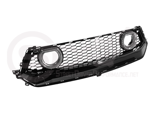 2024-UP FORD MUSTANG ECOBOOST & GT | GTV STYLE FRONT UPPER GRILLE LED AIR INTAKES